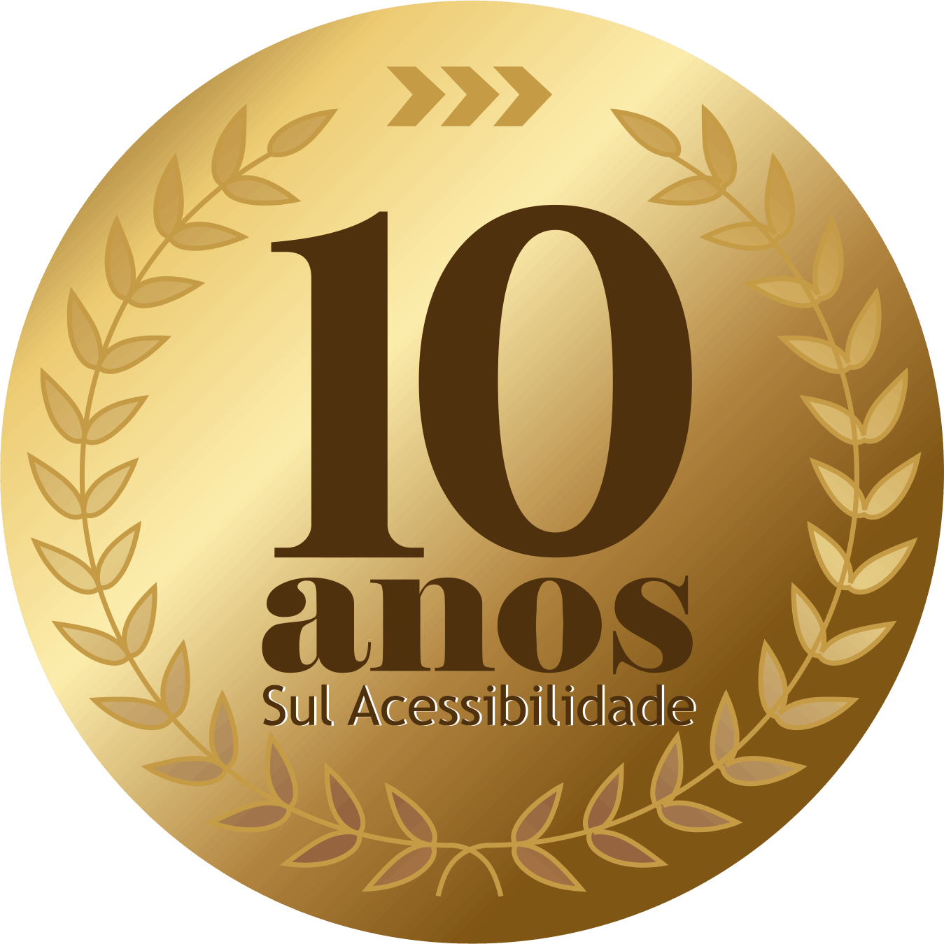 Selo 10 anos SulAcessibilidade